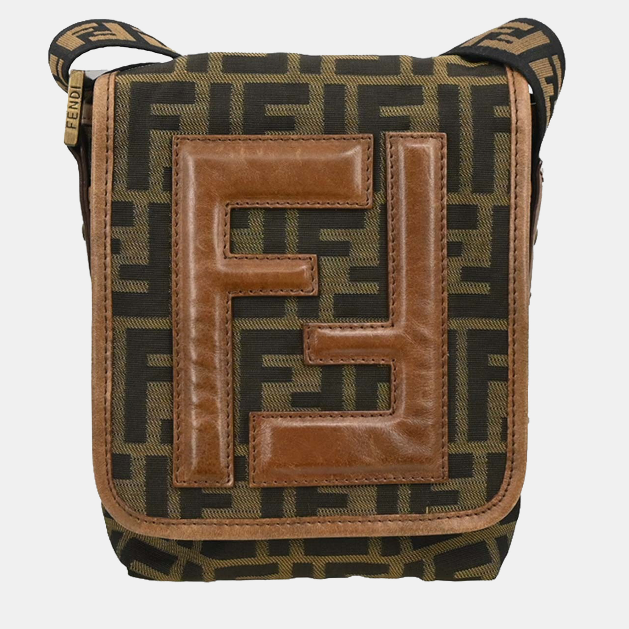 

Fendi Black/Brown Zucca Crossbody Bag