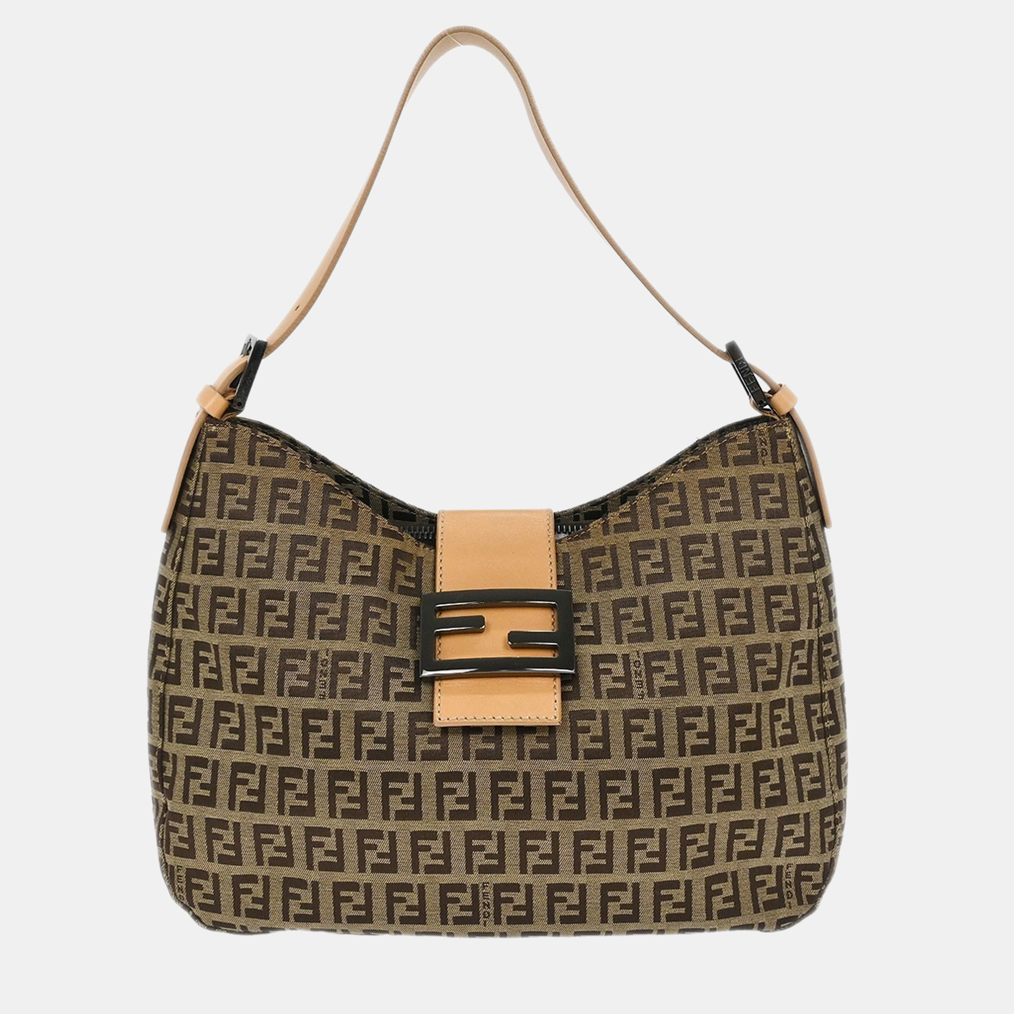

Fendi Brown Zucchino Handbag