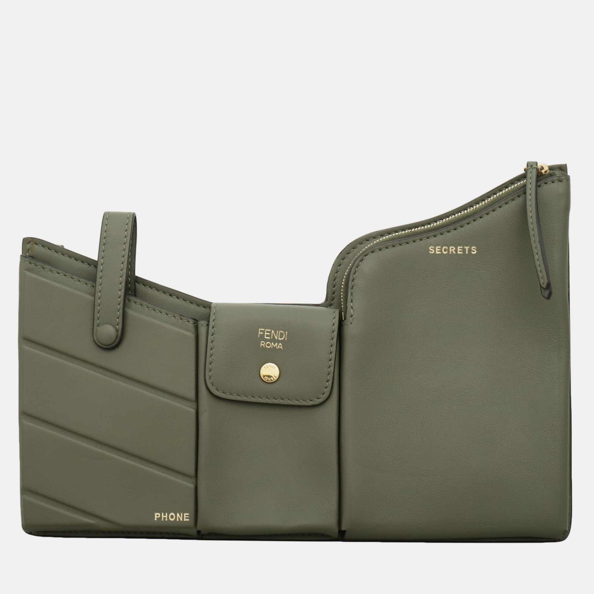 

3 Pockets Crossbody Bag, Green