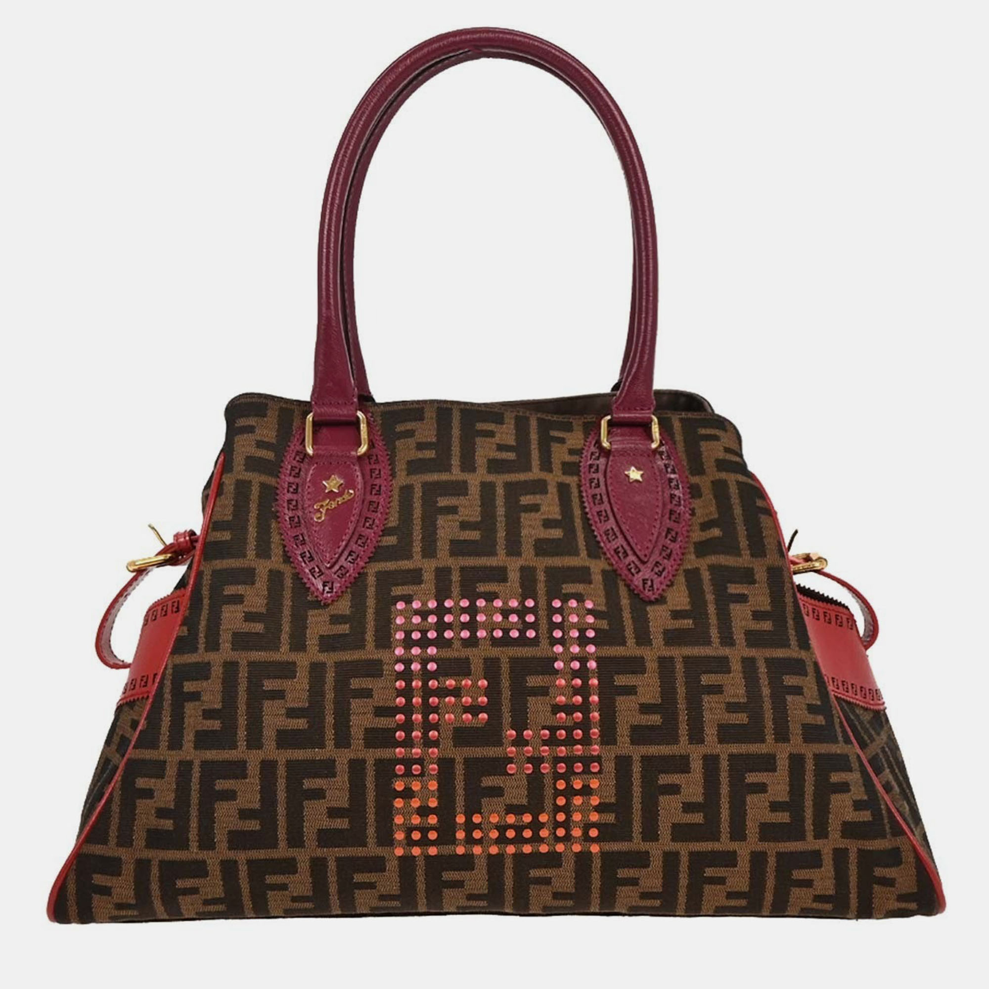 

Fendi Brown Zucca Etnico Handbag