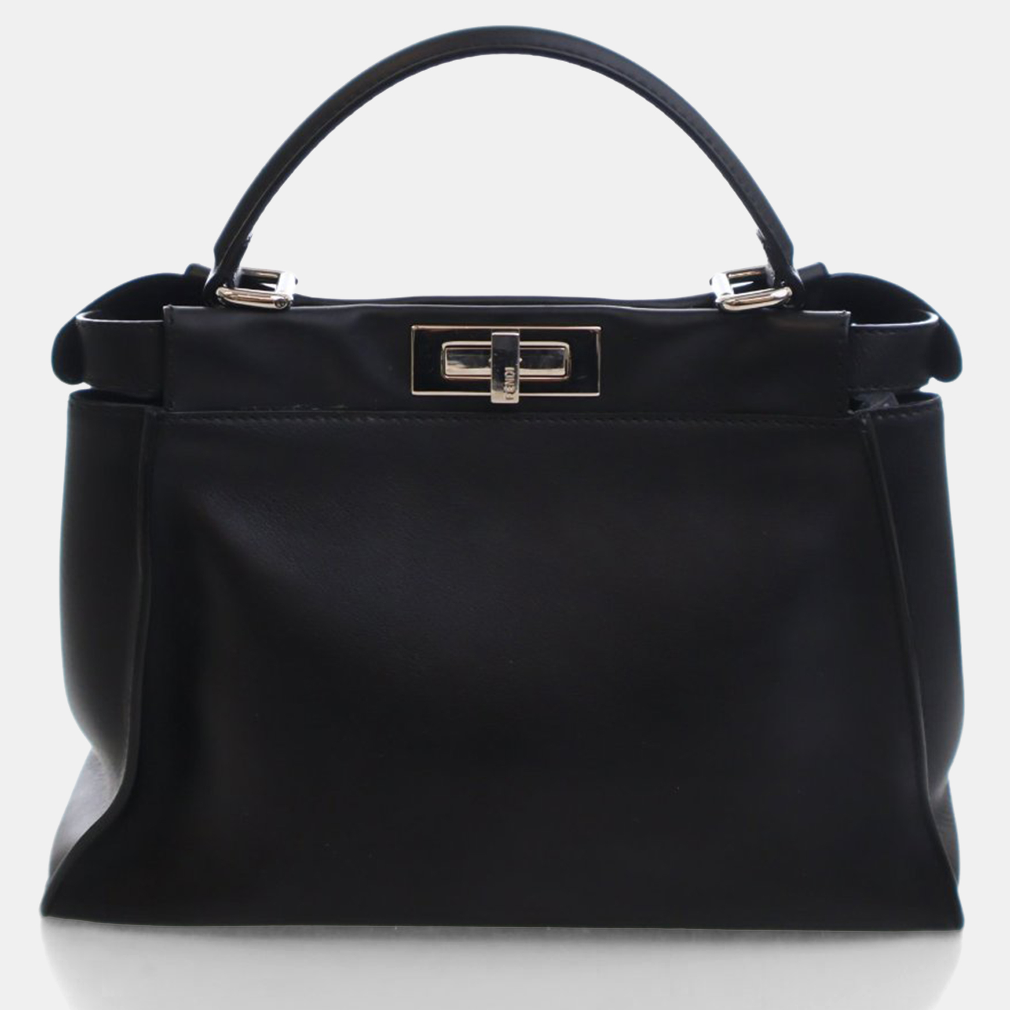 

Fendi Medium Calfskin Monster Eyes Peekaboo, Black