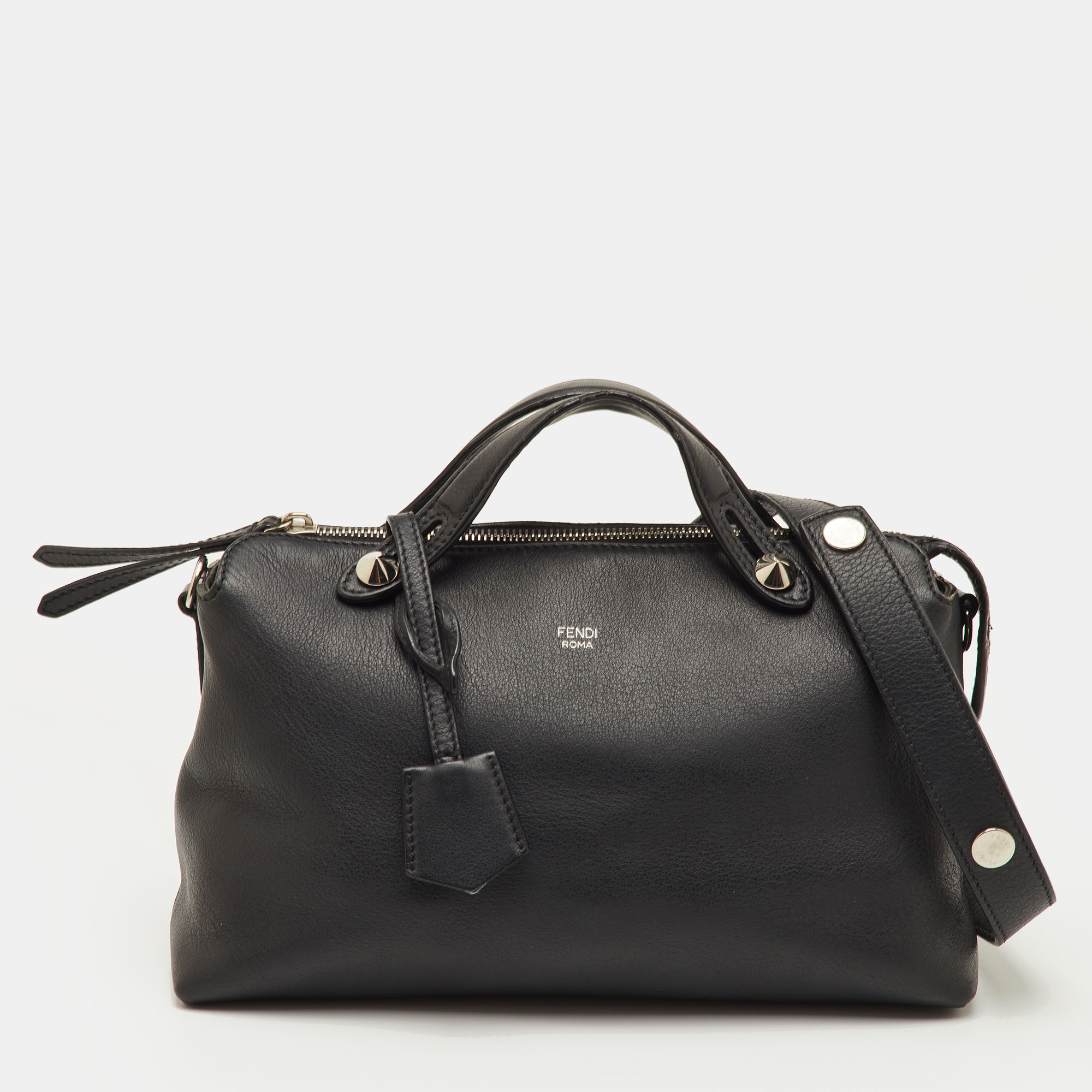

Fendi By The Way Medium Black Leather Shoulder Bag