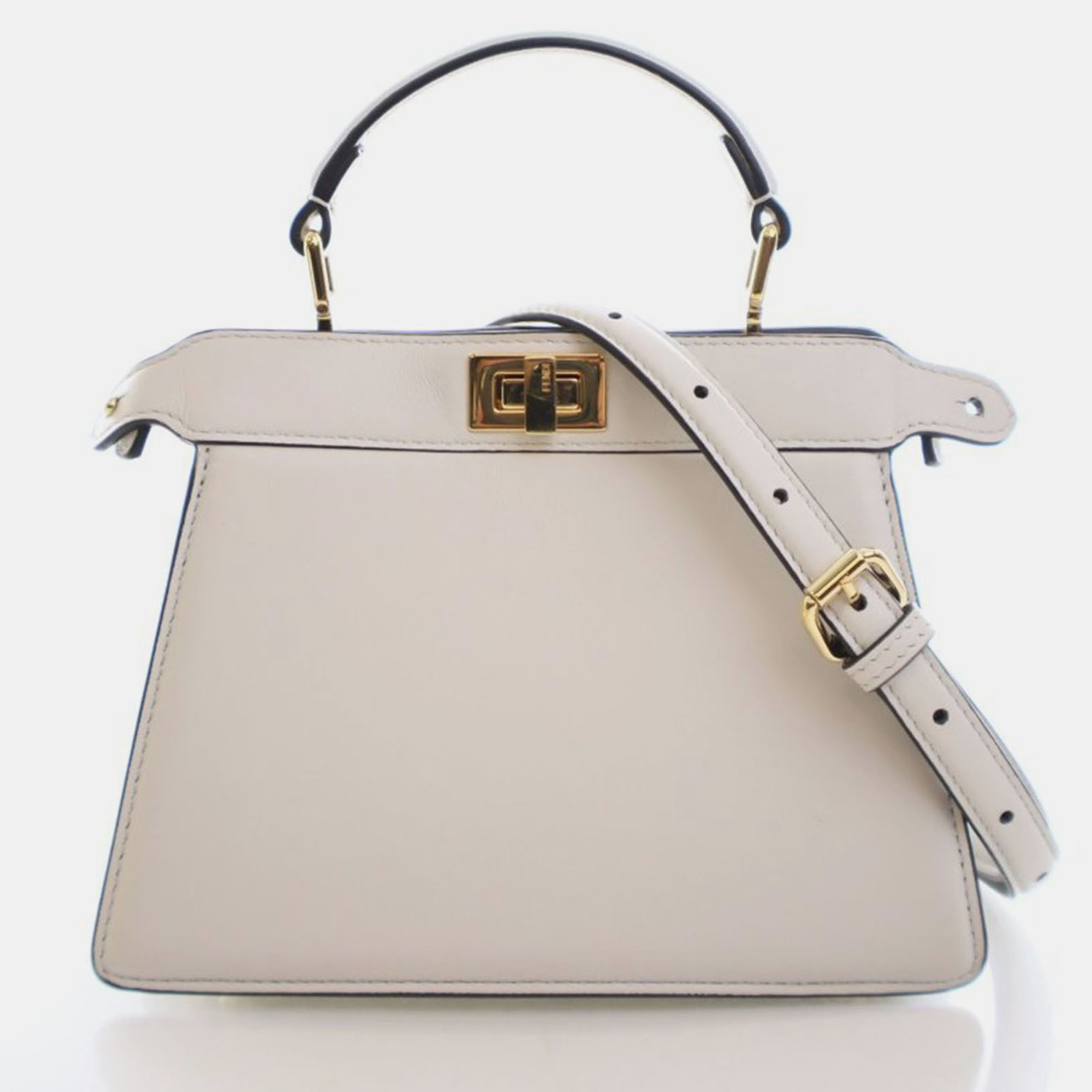 

Fendi Petite Lambskin Peekaboo ISeeU, Grey