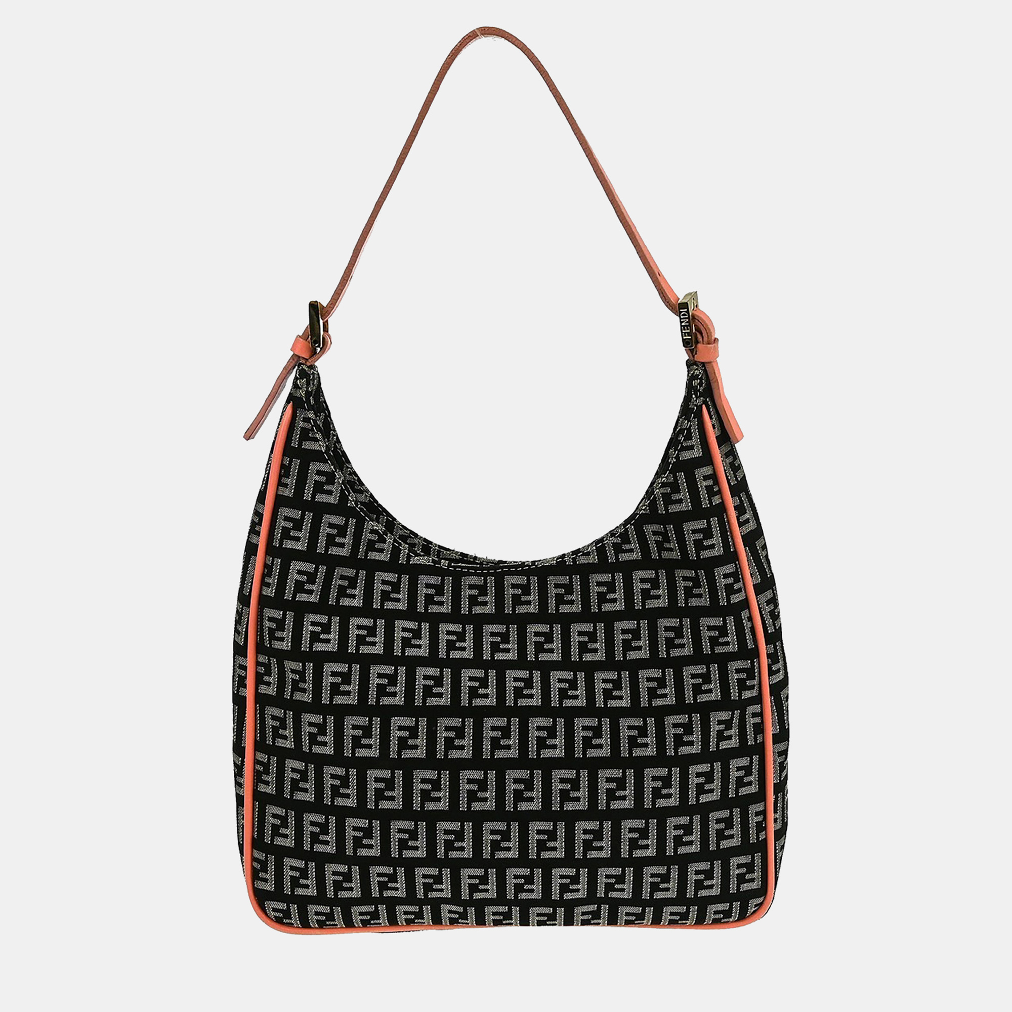 

Fendi Black Zucchino Handbag