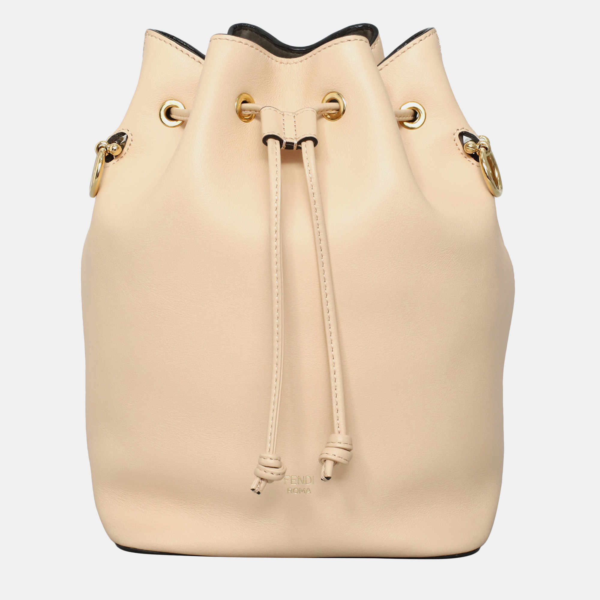 

Fendi Mon Tresor Bucket Bag, Cream