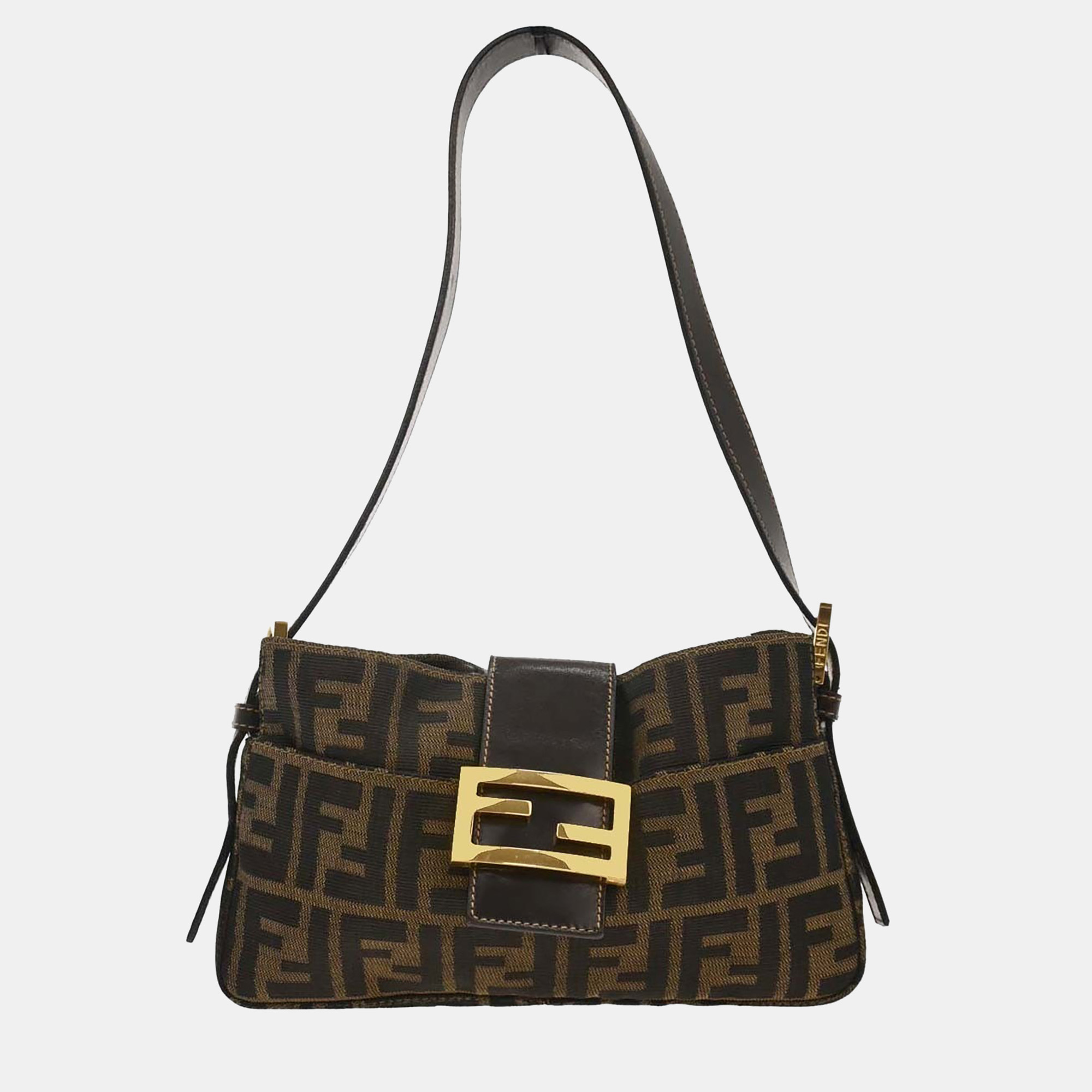 

Fendi Brown Zucca Handbag