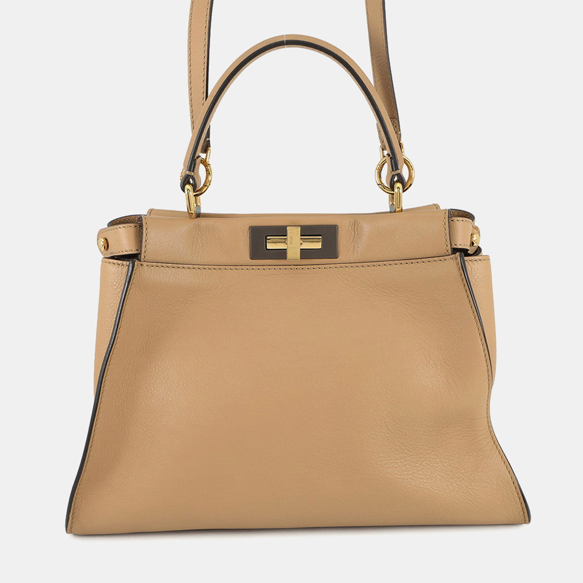 

Fendi Peekaboo Brown Leather Size Regular