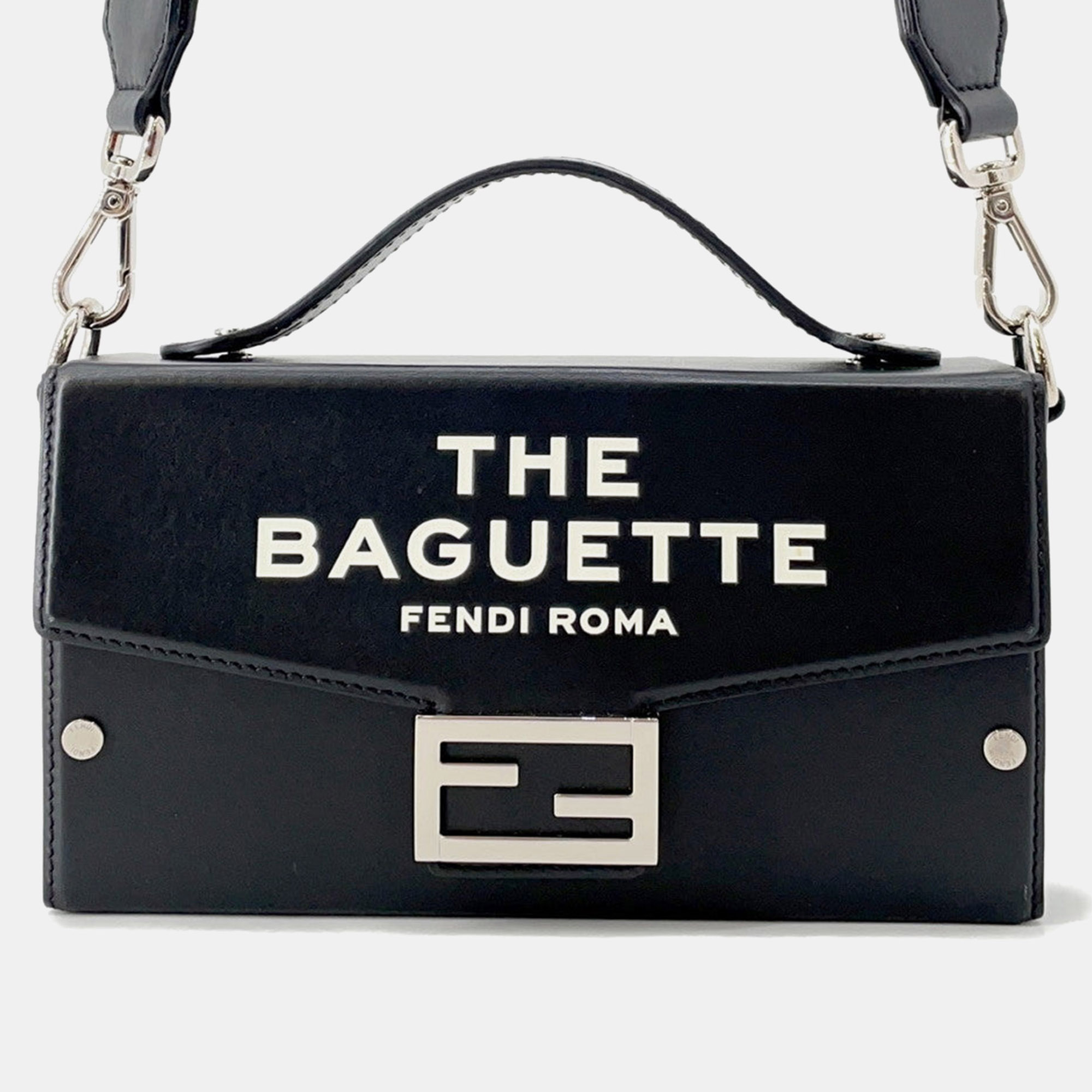 

Fendi Baguette Soft Trunk In Collaboration With Marc Jacobs Black Leather