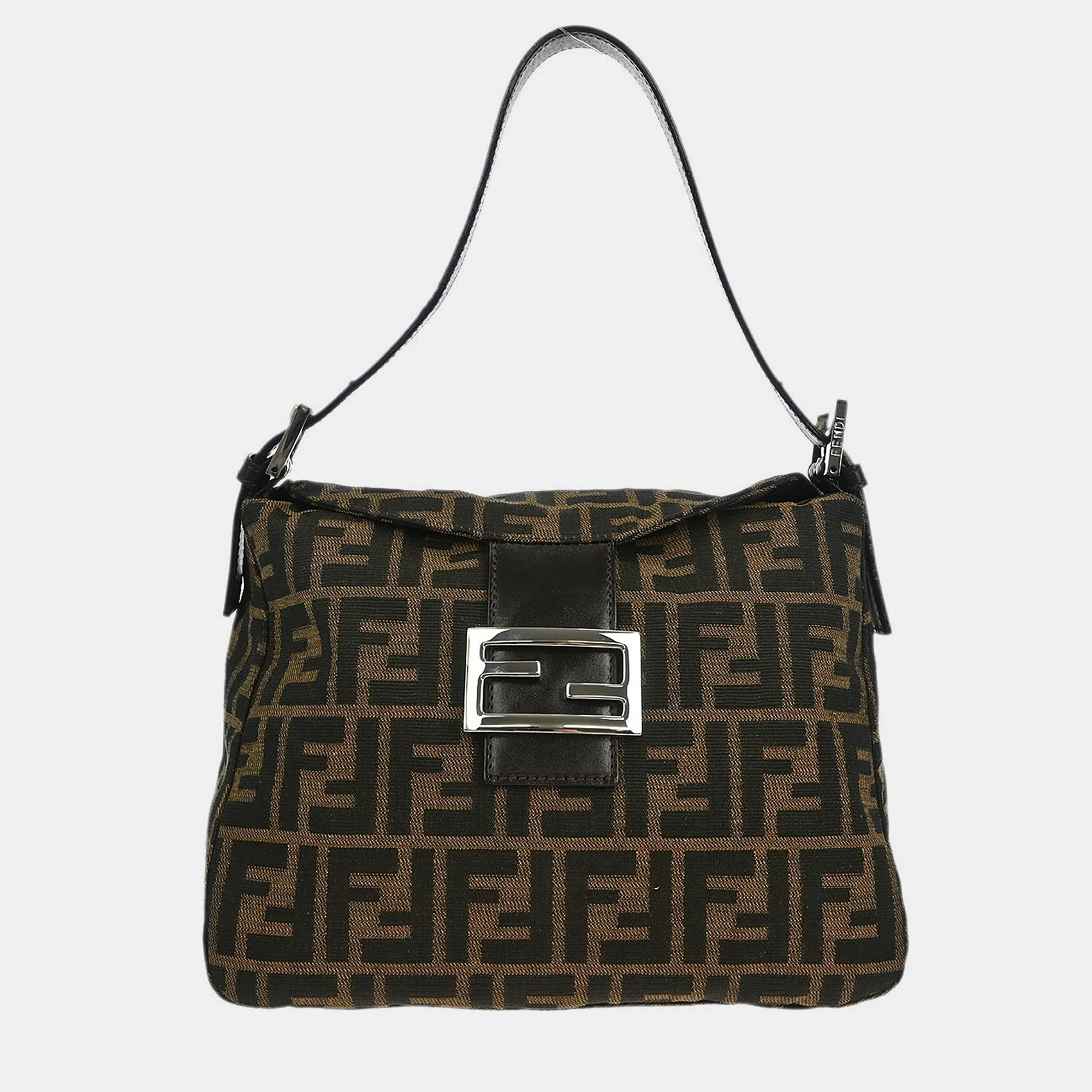 

Fendi Brown Canvas Zucca Handbag