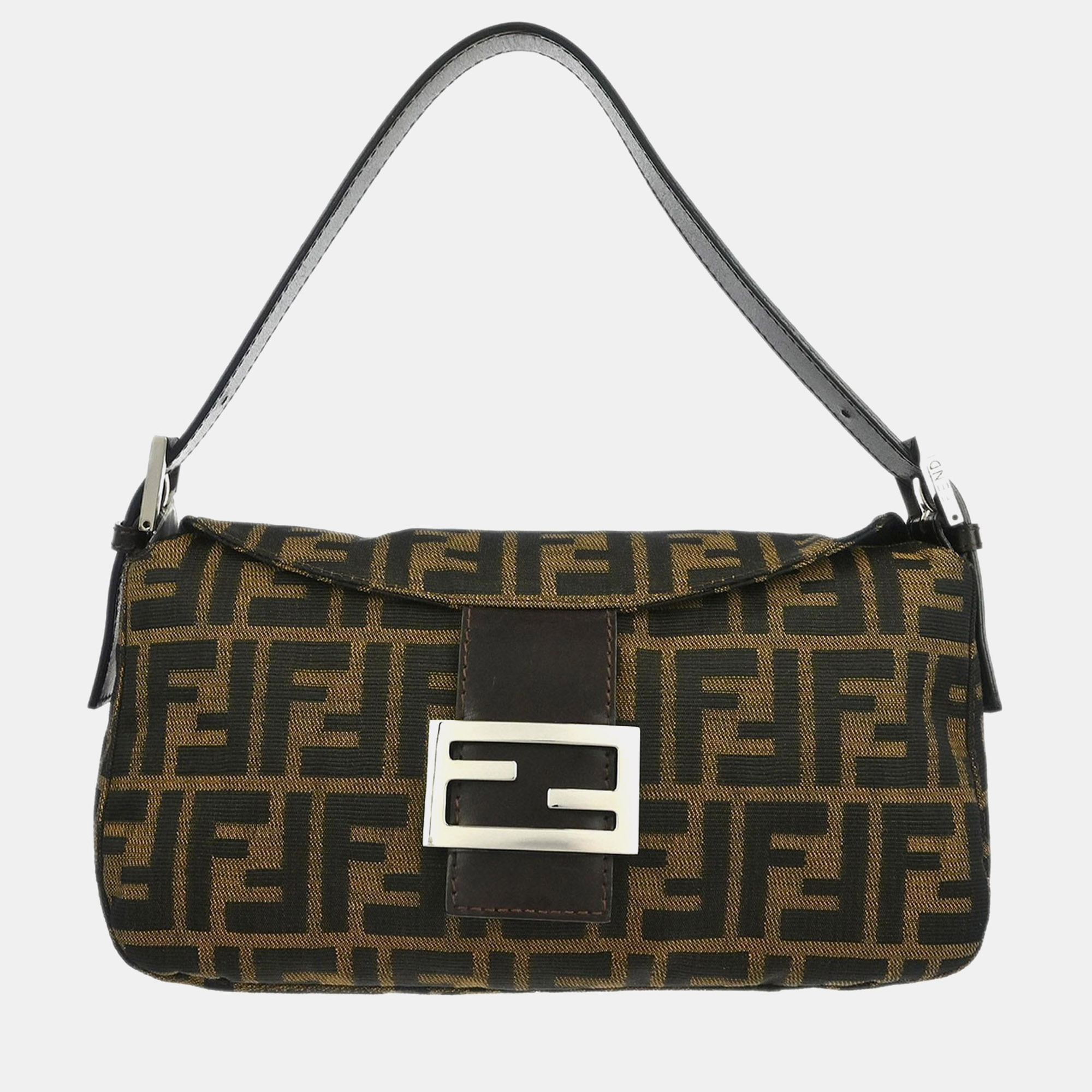 

Fendi Brown Zucca Handbag