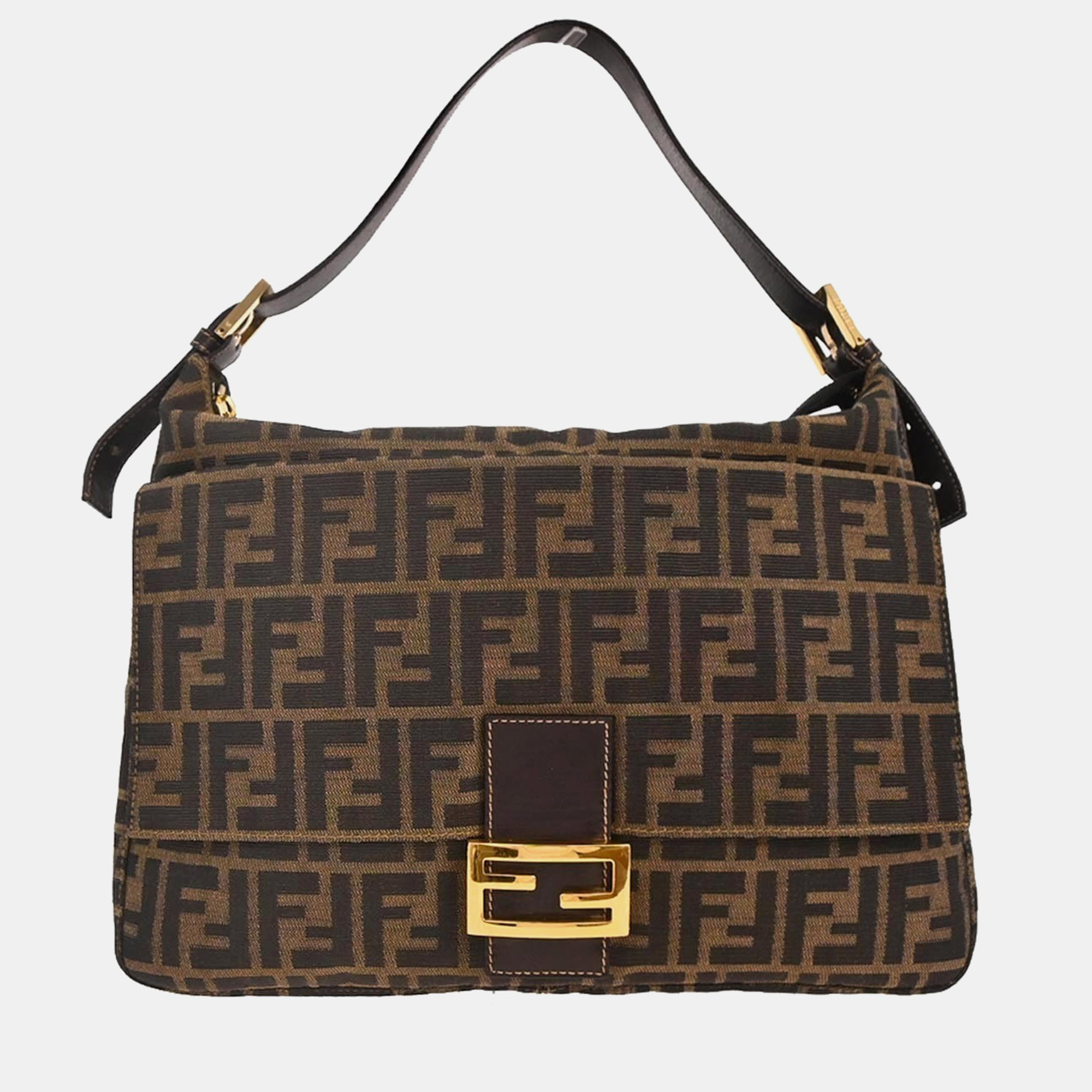

Fendi Brown Canvas Zucca Handbag