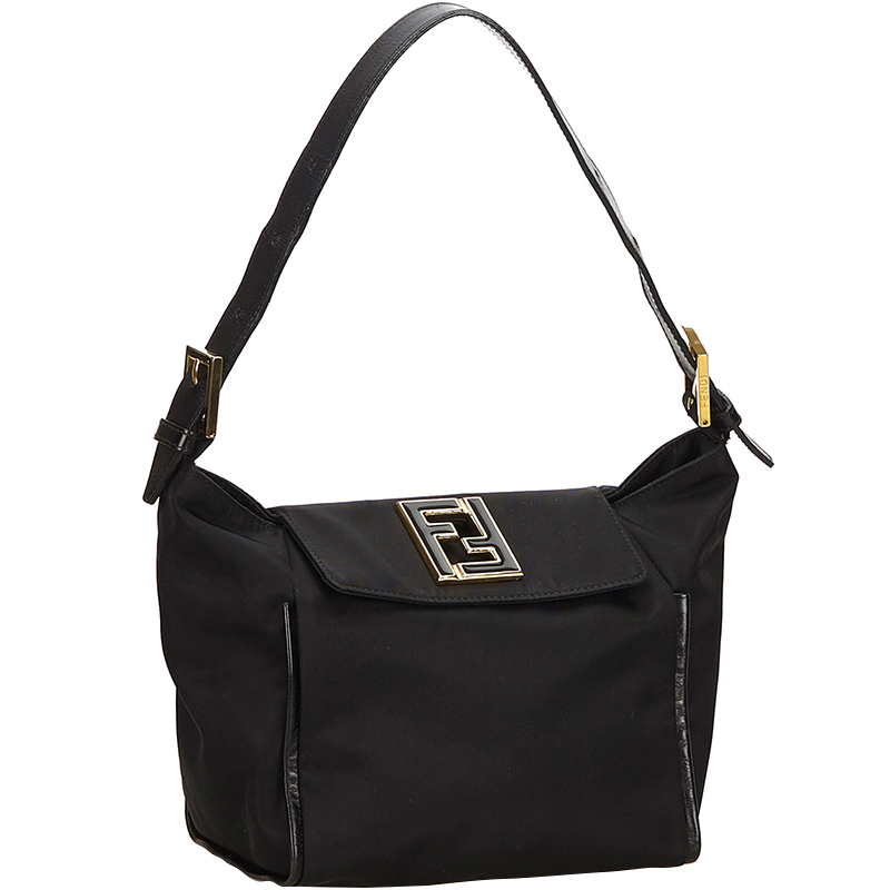 

Fendi Black Nylon Shoulder Bag