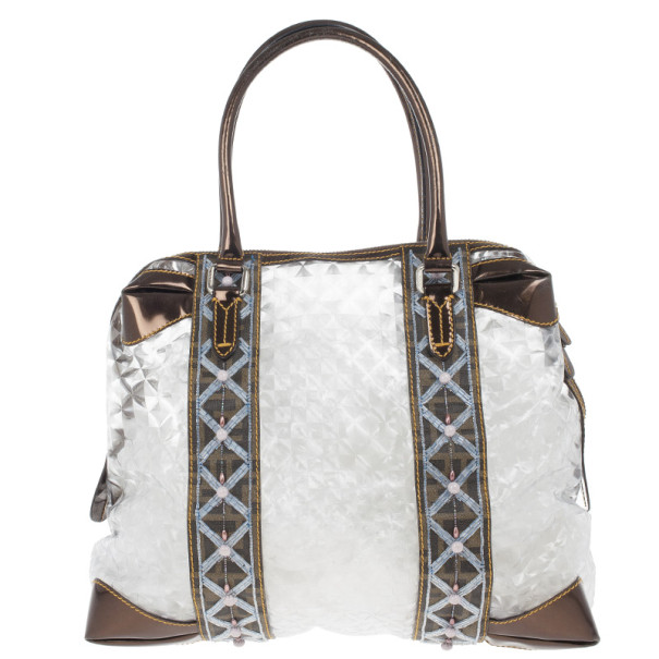 Pre Owned Fendi Translucent Hologram B.Mix Bag