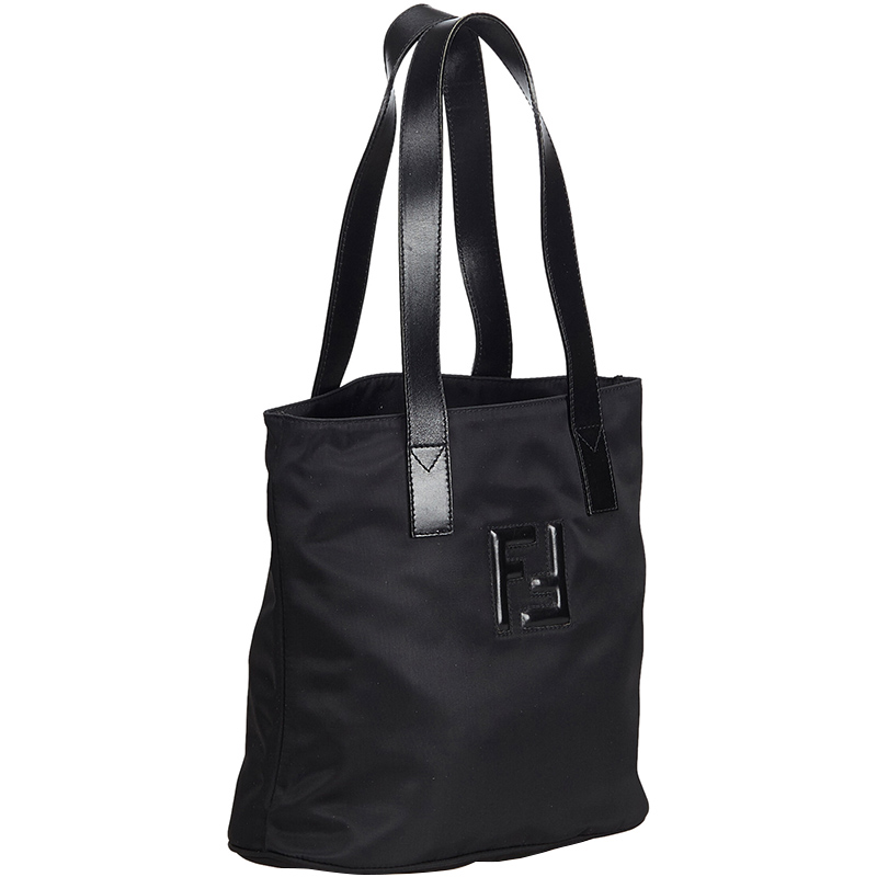 

Fendi Black Nylon Tote Bag