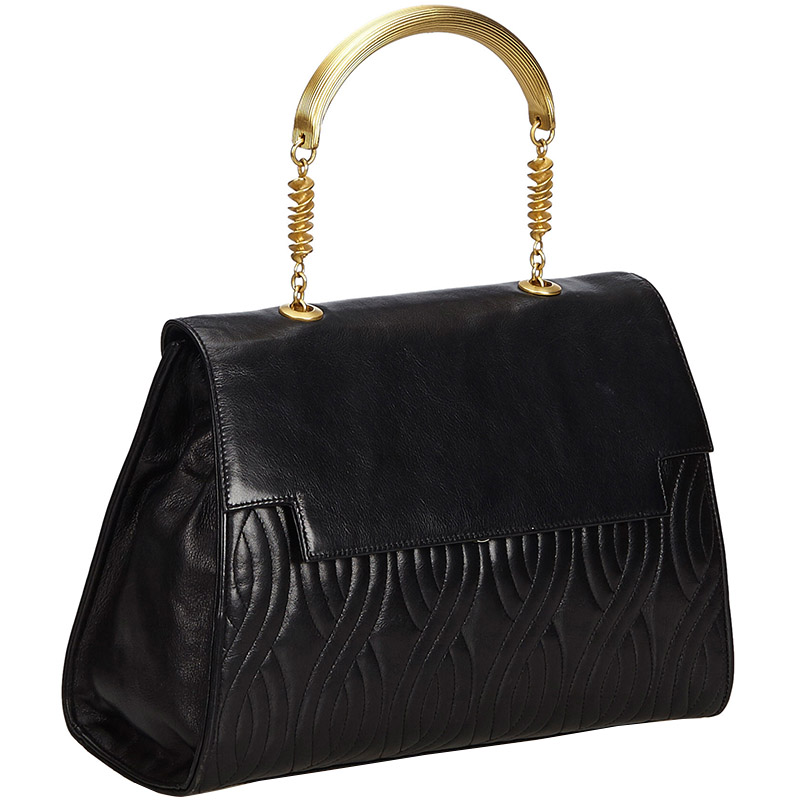 

Fendi Black Quilted Leather Everyday Bag