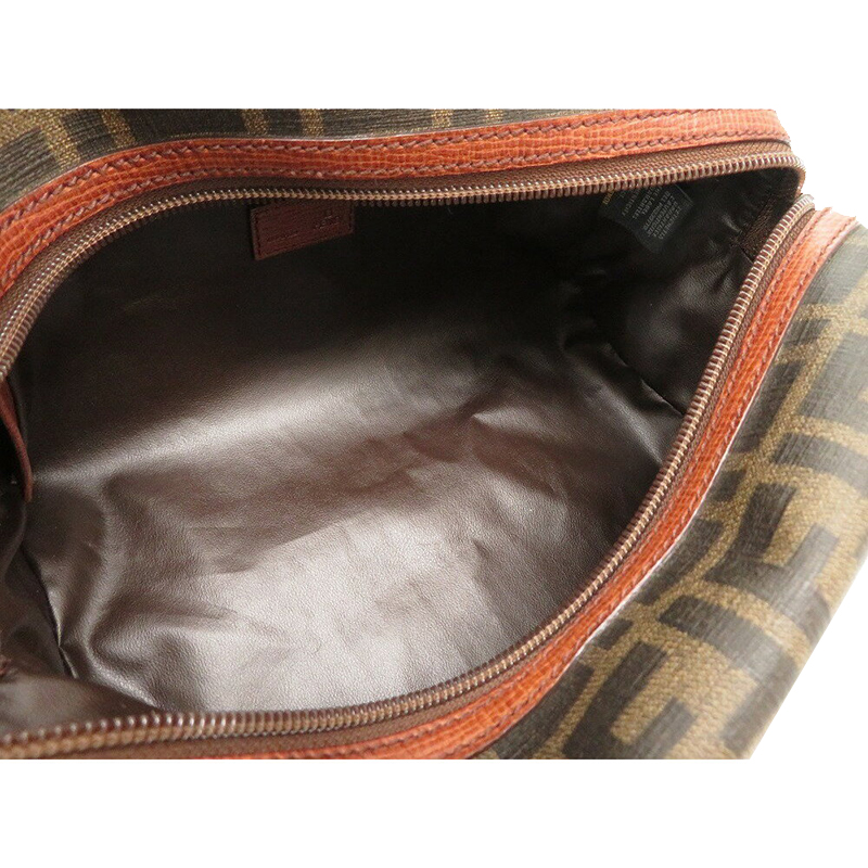 

Fendi Tobacco Zucca Coated Canvas Cosmetic Pouch, Brown