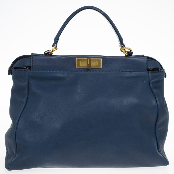 Pre Owned Fendi Limited Edition Peekaboo Colourful Beads Interior Tote