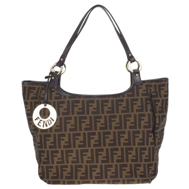 مملوكة مسبقًا Fendi Zucca Chef Shopper Tote