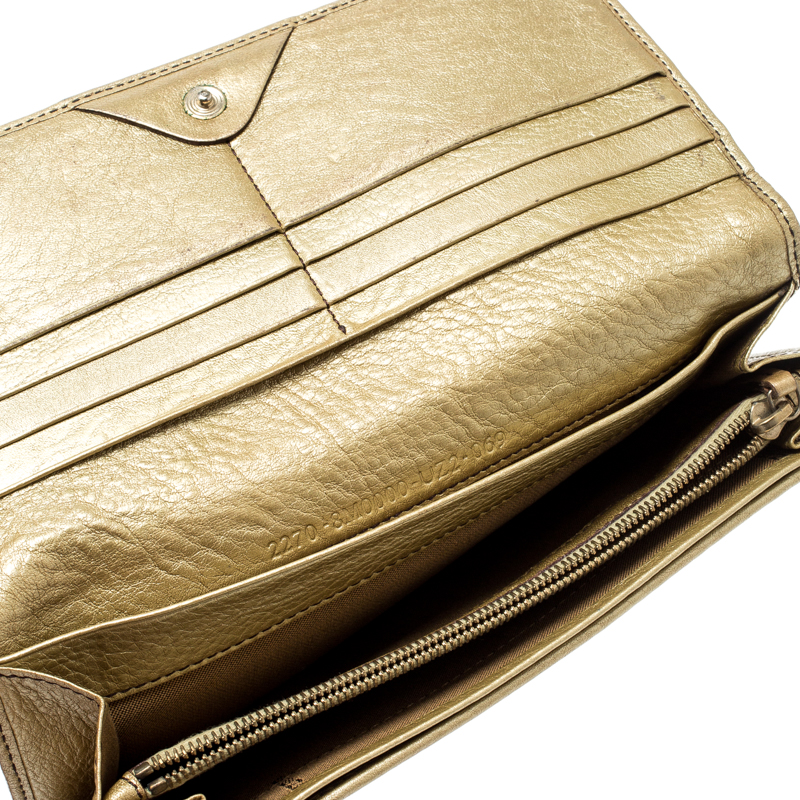 

Fendi Tobacco Zucca Canvas and Leather Chef Continental Wallet, Brown