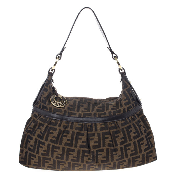 Pre Owned Fendi Chef Zucca Tote