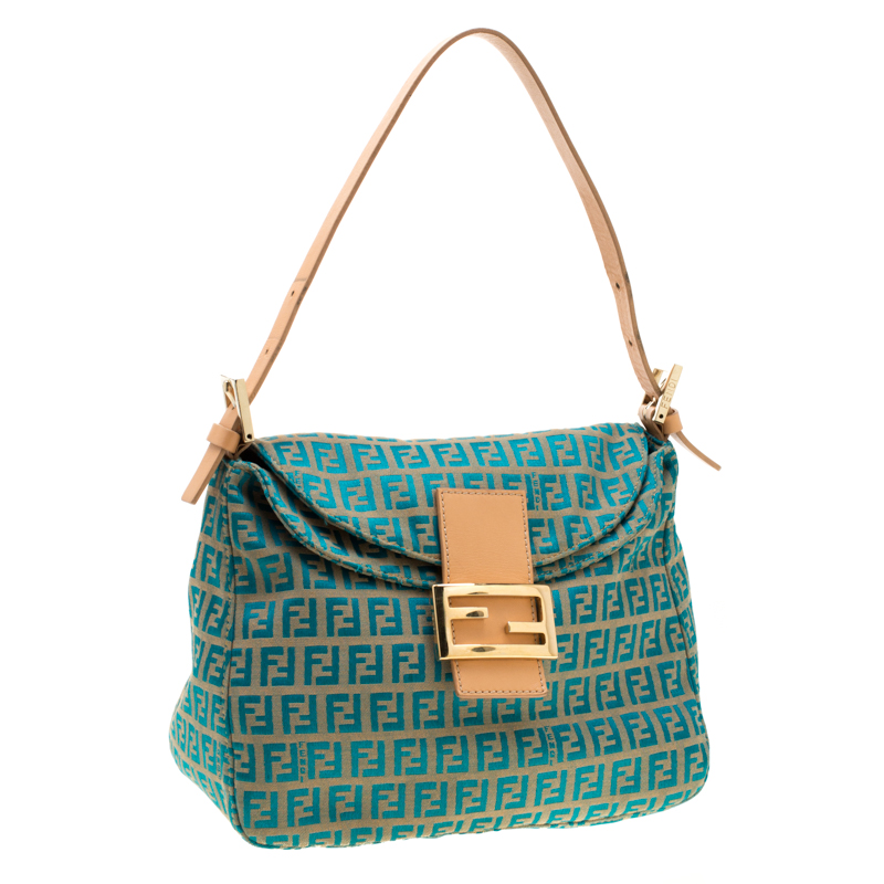 fendi baguette turquoise