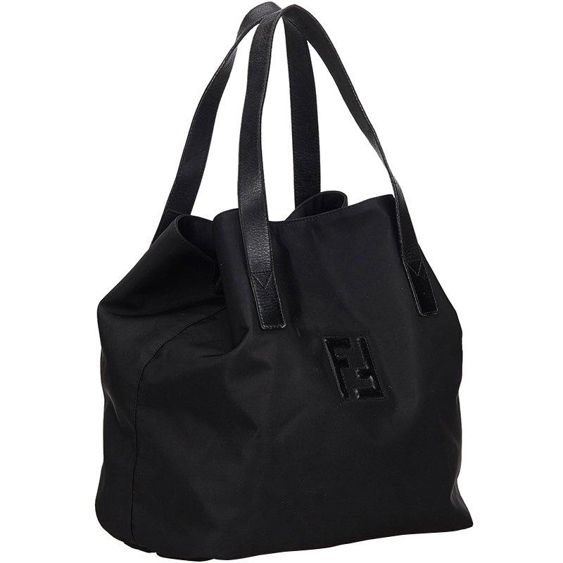 

Fendi Black Nylon Tote Bag