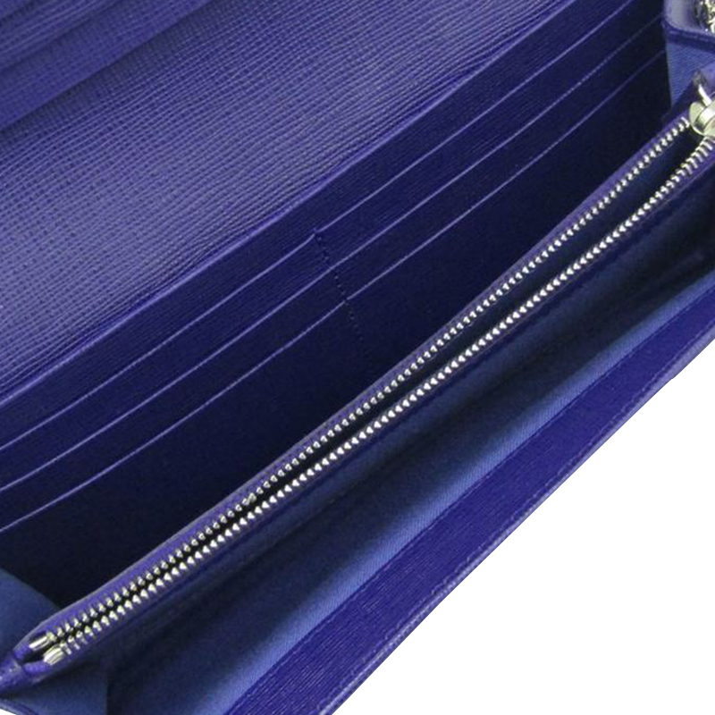 

Fendi Purple Leather WOC Clutch Bag