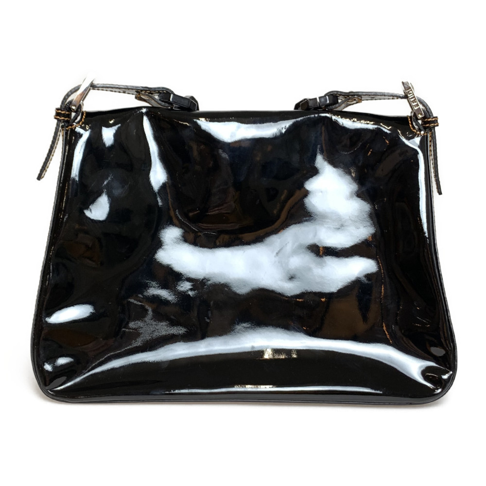 

Fendi Black Patent Leather Mama Forever Shoulder Bag
