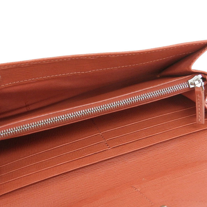 

Fendi Red Leather Long Wallet