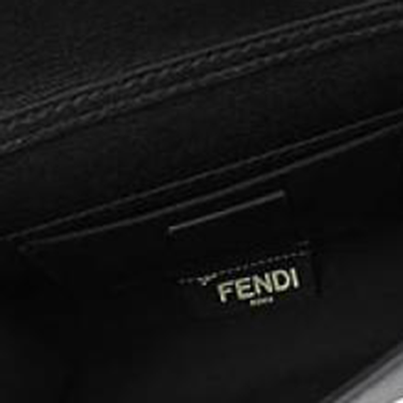 

Fendi Black Leather WOC Clutch Bag