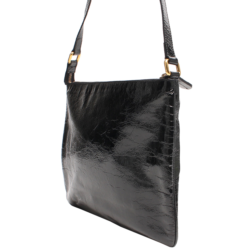 

Fendi Black Patent Leather Shoulder bag