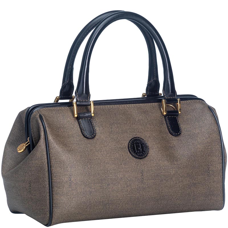 

Fendi Brown Vintage Boston Bag