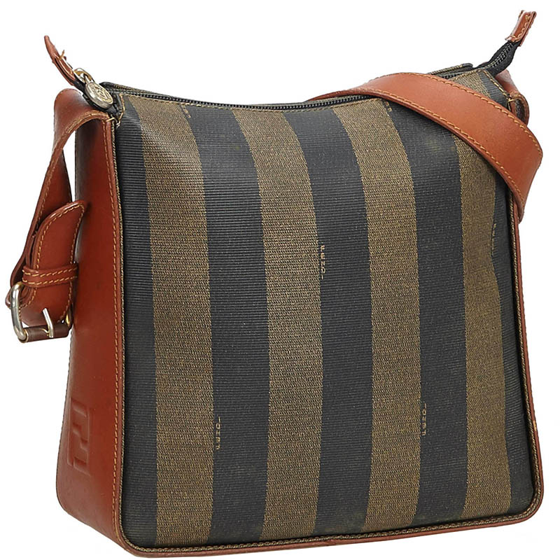 

Fendi Brown/Black PVC Shoulder Bag