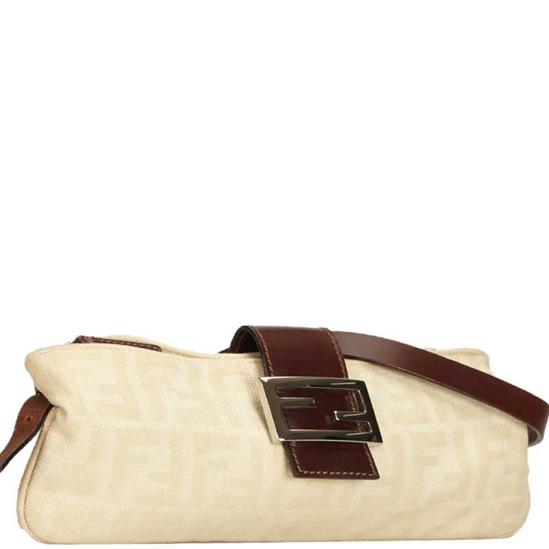 

Fendi Beige Zucca Jacquard Crossbody Bag