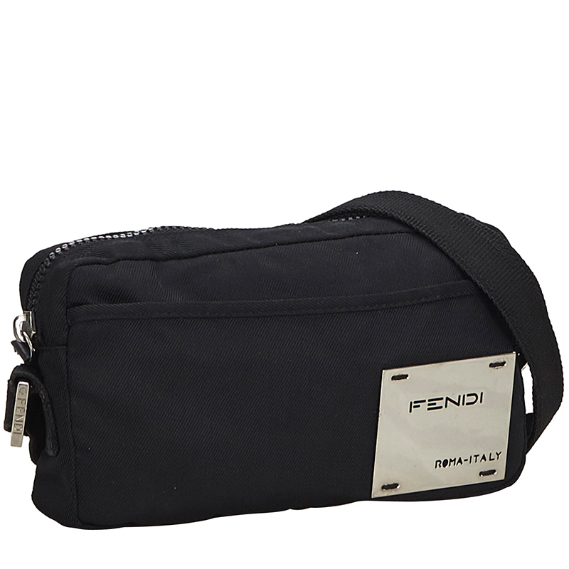 

Fendi Black Nylon Crossbody Bag
