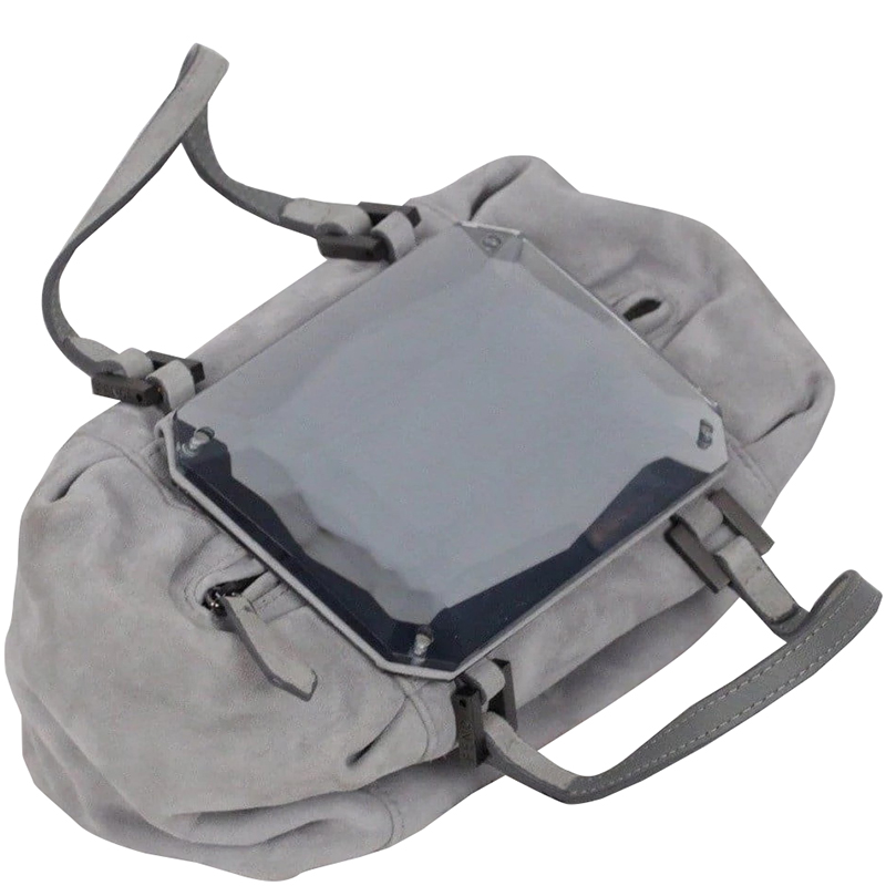

Fendi gray Canvas Duffle Bag, Grey