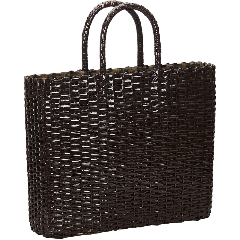 Fendi Brown Rattan Tote Bag