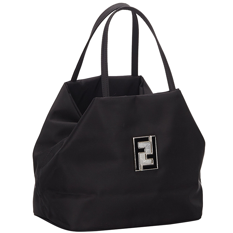 

Fendi Black Nylon Tote Bag