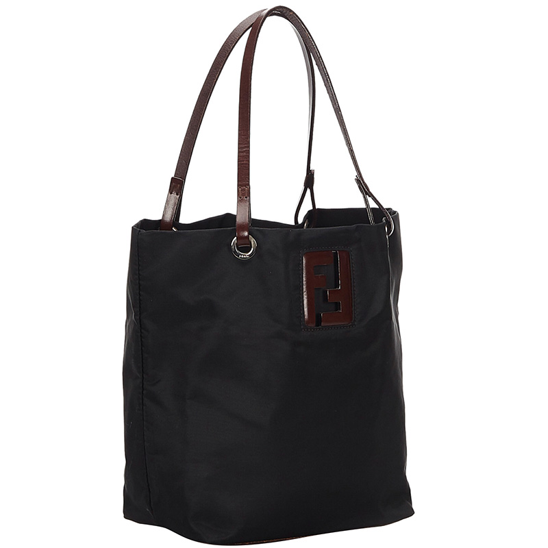 

Fendi Black Nylon Tote Bag