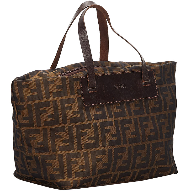 

Fendi Brown Zucca Canvas Tote