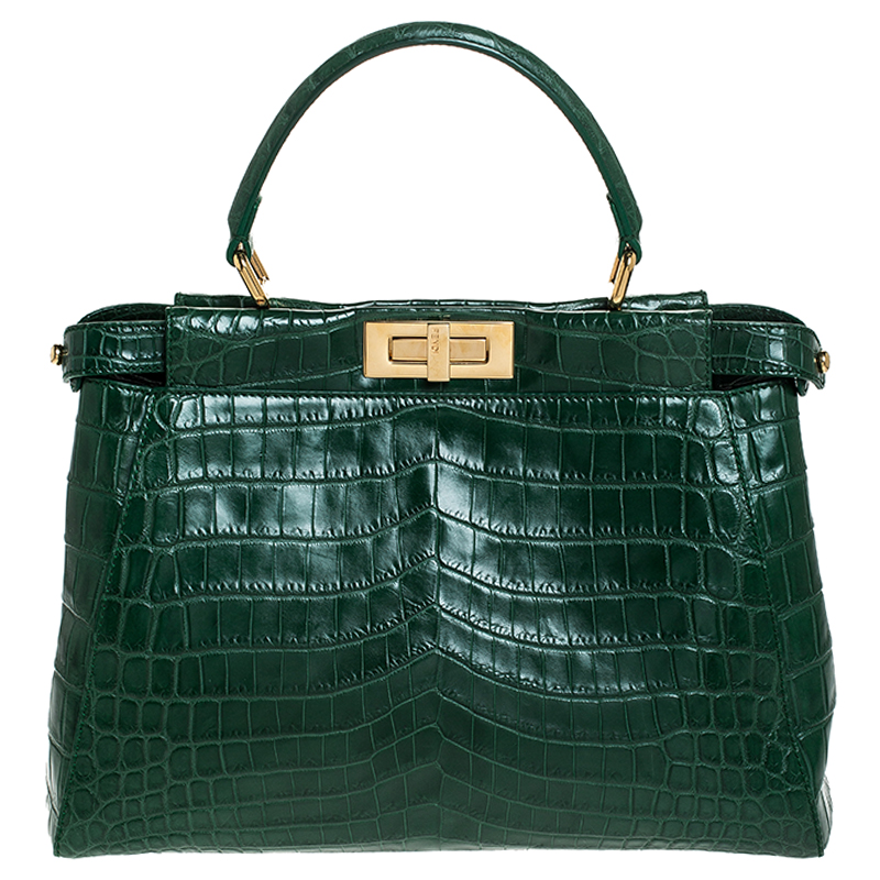 Fendi croc discount bag