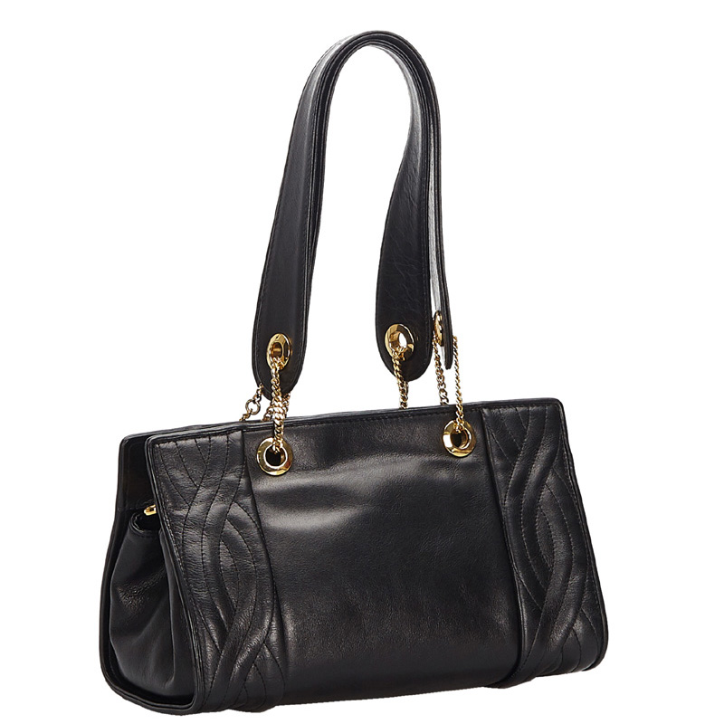 

Fendi Black Quilted Leather Shoulder Bag