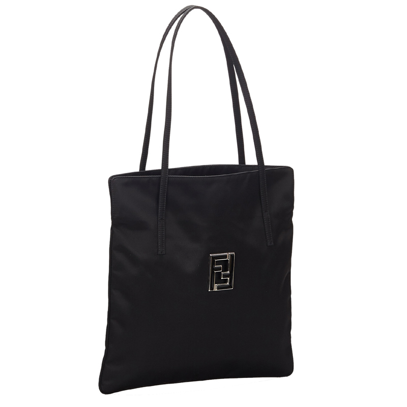 

Fendi Black Nylon Tote Bag