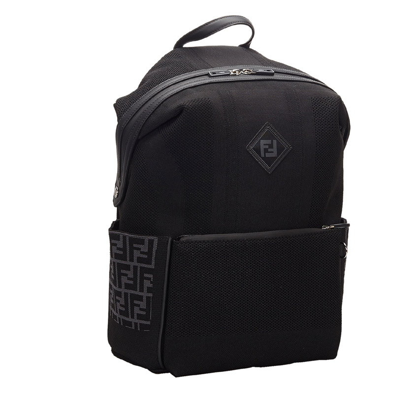 

Fendi Black Nylon Backpack