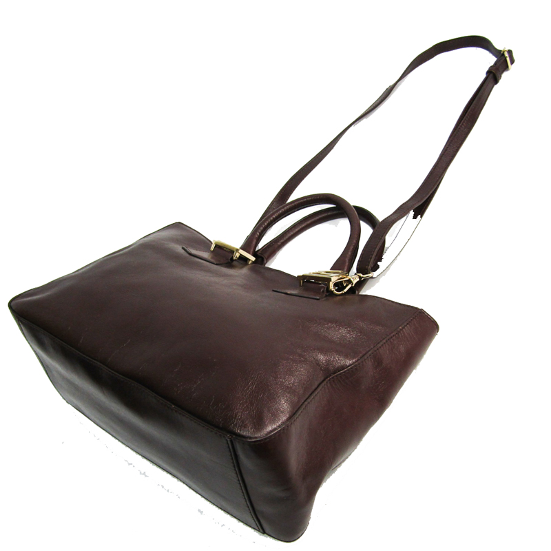 

Fendi Dark Brown Leather Satchel