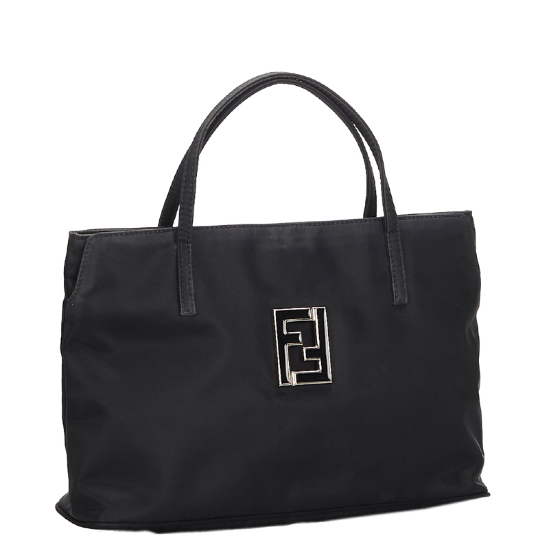 

Fendi Black Nylon Tote Bag