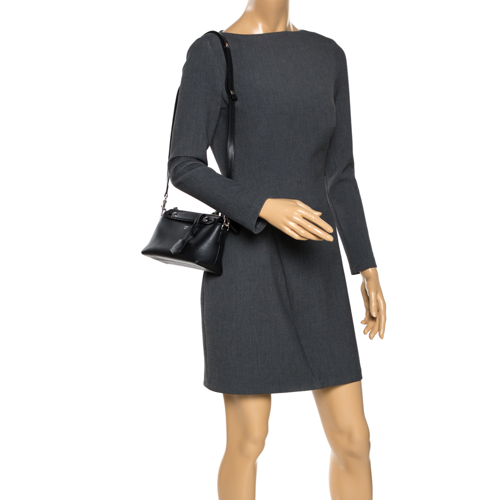 

Fendi Black Leather Mini By The Way Crossbody Bag