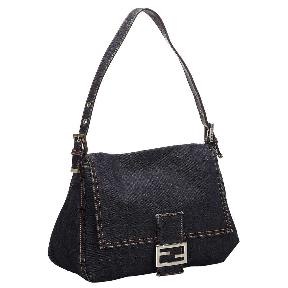 

Fendi Blue Denim Mamma Forever Bag