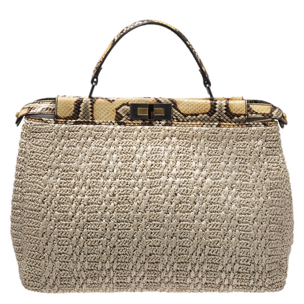 fendi raffia