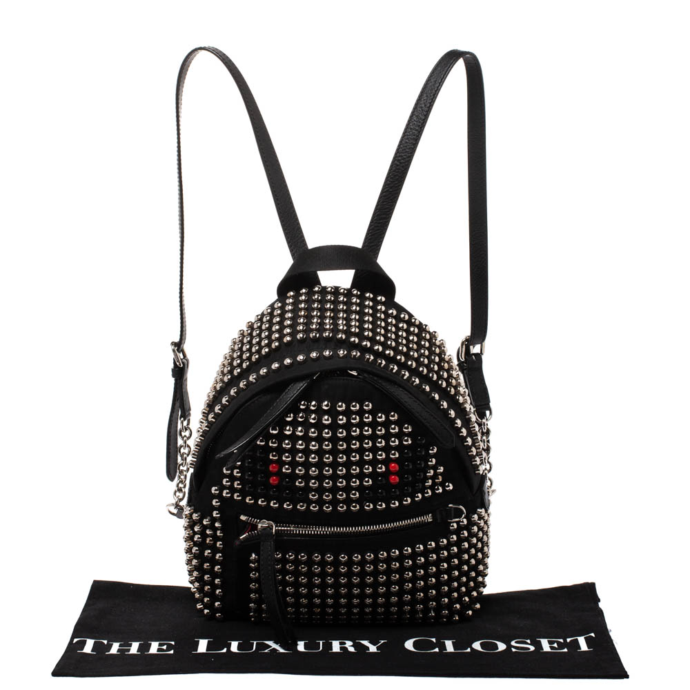 Fendi studded backpack hot sale